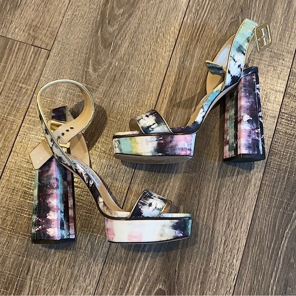 Jimmy Choo Jax Tie-dye platform sandal - Picture 2 of 5